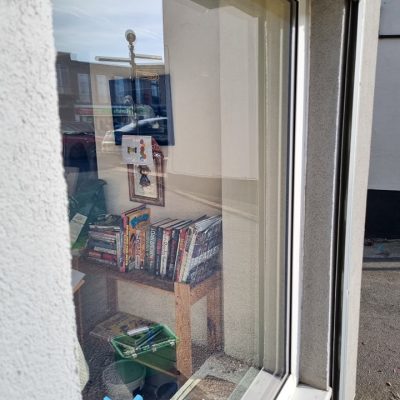 Spotless window side view after professional window cleaning Pontefract